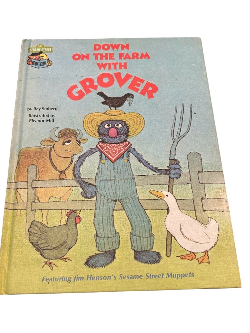 Down on the Farm with Grover - Sesame Street Book Vintage